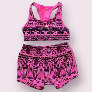 Girls Avia sports bra and matching spanx set